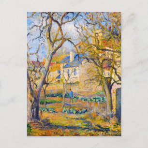 Pissarro Garden Postcard