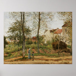 Pissarro - Houses At Bougival (Autumn) Poster