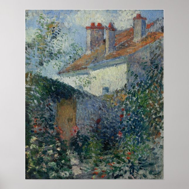 Pissarro - Houses At Pontoise 1878 Poster (Front)
