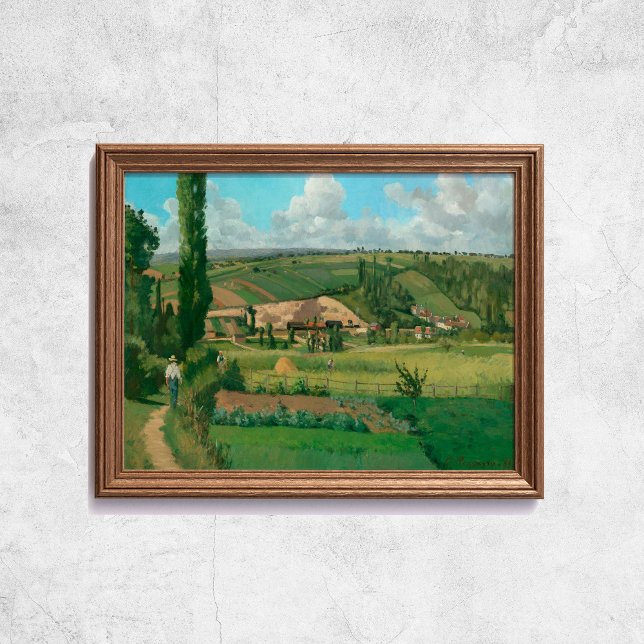Pissarro Landscape Les Patis Famous Art Poster (Pissarro Landscape Les Patis Famous Art Poster
)