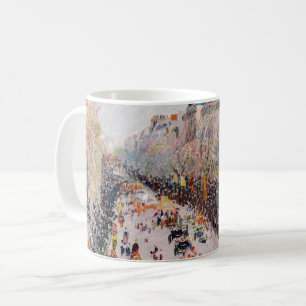Pissarro - Montmartre, Mardi Gras on the Boulevard Coffee Mug