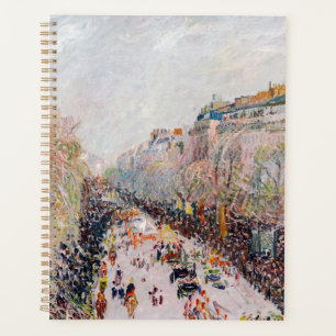 Pissarro - Montmartre, Mardi Gras on the Boulevard Planner