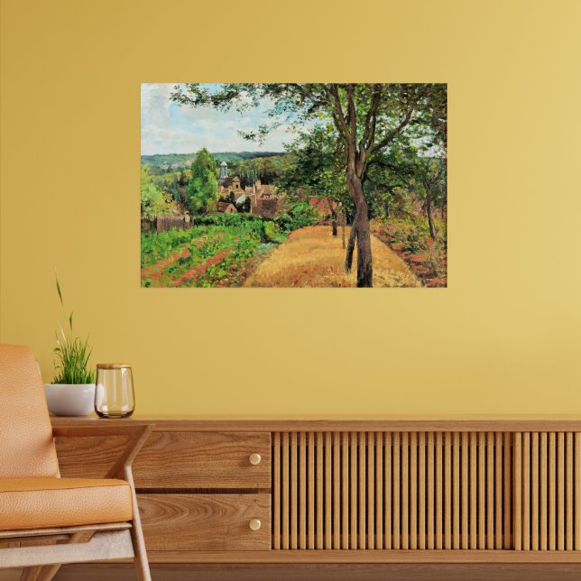 Pissarro - Orchards of Louveciennes, fine art, Poster (Living Room 2)