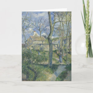 Pissarro: Path to Les Pouilleux (blank inside) Card