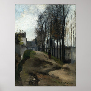 Pissarro - Road Winter 1862 Poster
