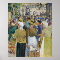 Pissarro - The Poultry Market At Gisors 1890