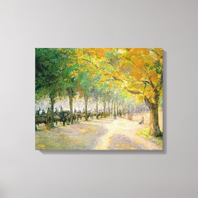 Pissarro's 'Hyde Park' Canvas Print (Front)