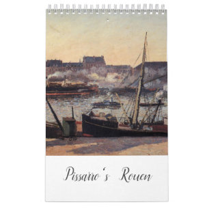 Pissarro's Rouen Art Calendar (11” x 7")