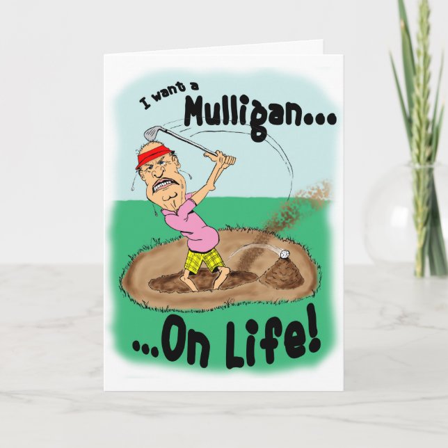 Pissed Off Golfer Card (Front)