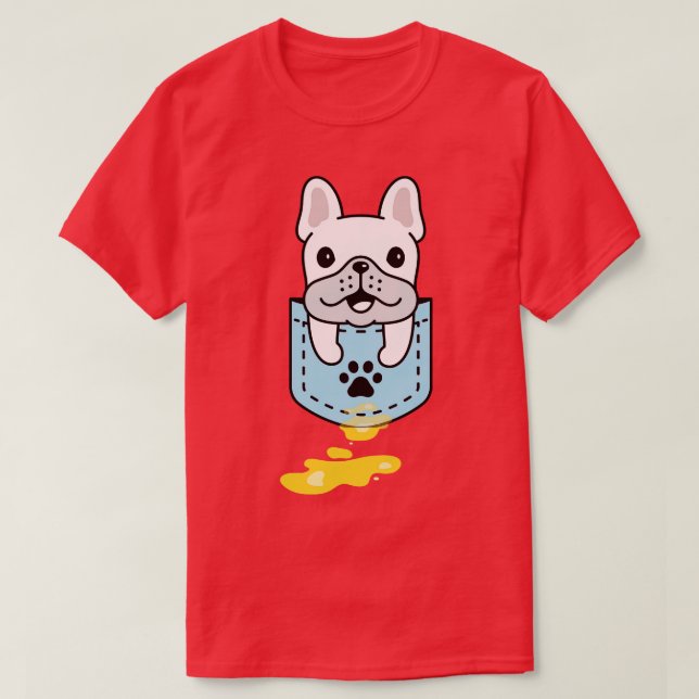 PISSY POCKET PUP T-Shirt (Design Front)