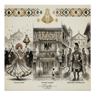 Pista — Sinulog · Pahiyas · Moriones  Poster