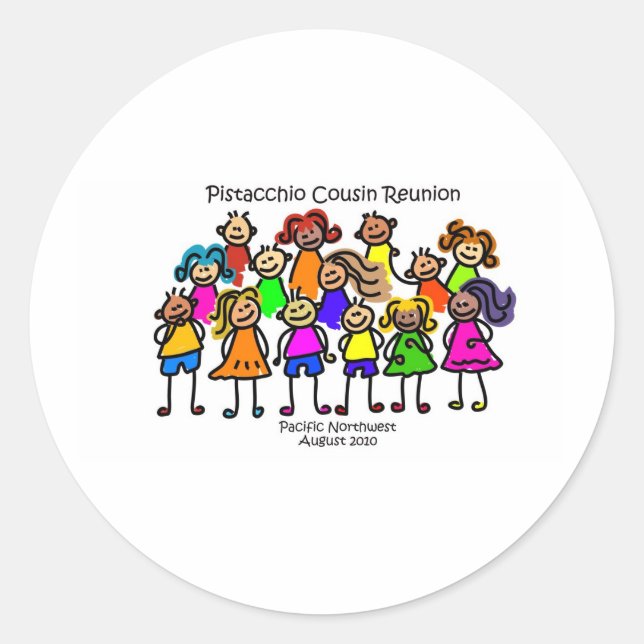 Pistacchio Reunion Sticker (Front)