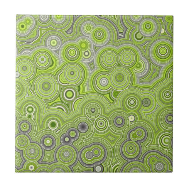Pistachio Agate Flow – Elegant Abstract Pattern Tile (Front)