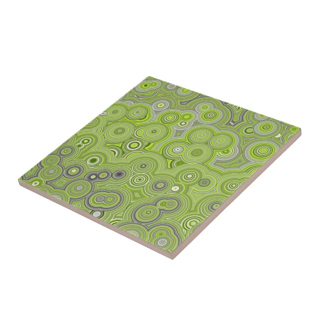 Pistachio Agate Flow – Elegant Abstract Pattern Tile (Side)