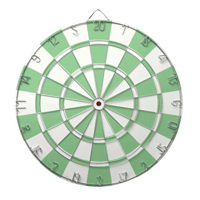Pistachio And White Dartboard (Front)