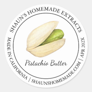 Pistachio Butter Modern label