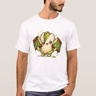 Pistachio Dubai Chocolate Kawaii T-Shirt