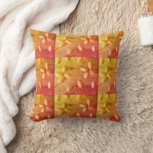 Pistachio Flowers Cushion (Blanket)