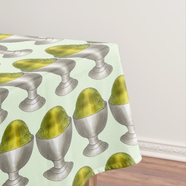 Pistachio Gelato Italian Bakery Ice Cream Dessert Tablecloth (In Situ)