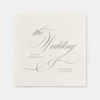 Pistachio Green Wedding Napkin
