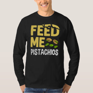 Pistachio Nuts Tree Ice Cream Dessert Unsalted Bow T-Shirt
