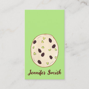 Pistachio Shortbread Biscuit Cookie Baking Pastry Business Card