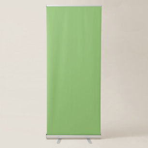 Pistachio Solid Colour Retractable Banner