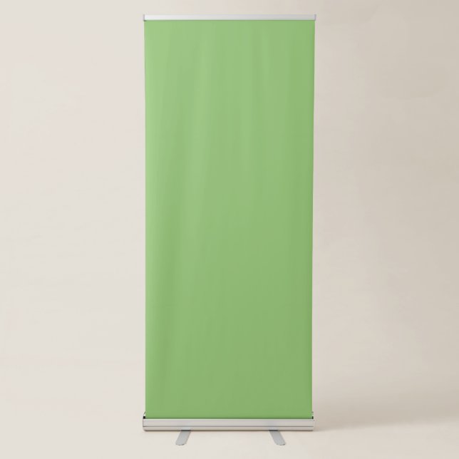 Pistachio Solid Colour Retractable Banner (Front)