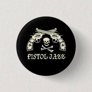 PISTOL JAZZ logo can badge