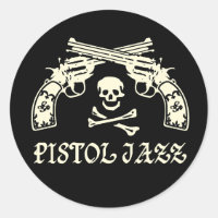 PISTOL JAZZ Sticker