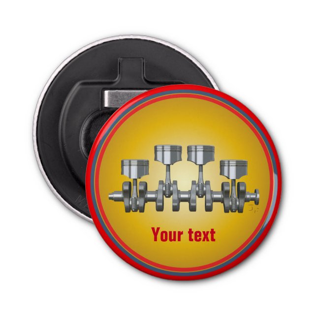 Piston Crankshaft Bottle Opener (Front)
