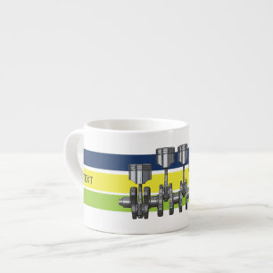 Piston Crankshaft Espresso Cup