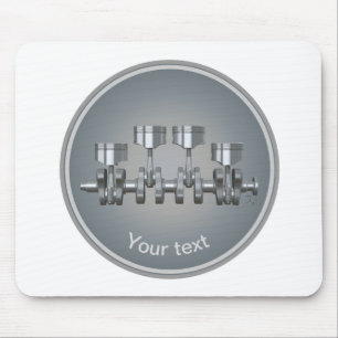 Piston Crankshaft Mouse Mat