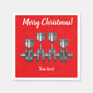 Piston Crankshaft Napkin