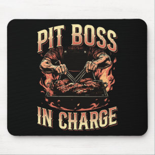 Pit Boss In Charge Bbq Grill Masters Pitmaster Mea Mouse Mat