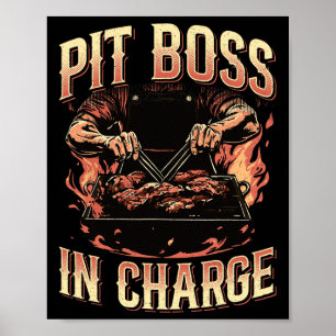 Pit Boss In Charge Bbq Grill Masters Pitmaster Mea Poster