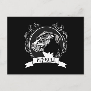 PIT BULL (2) POSTCARD