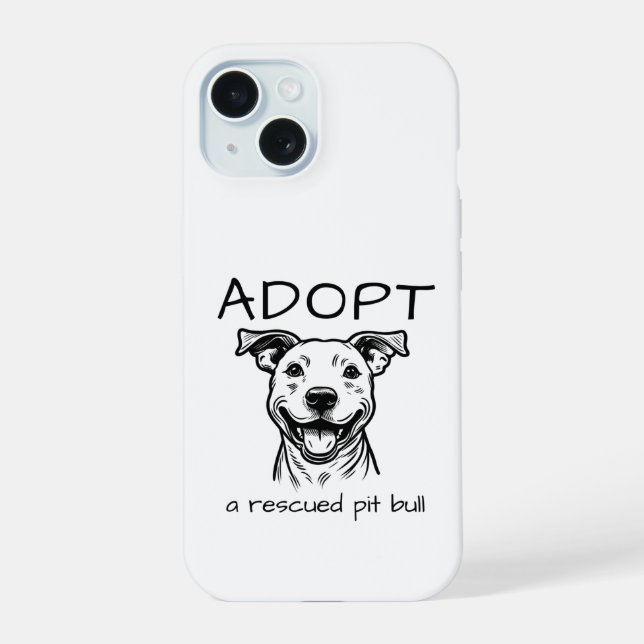 Pit Bull Advocacy - phone case (Back)