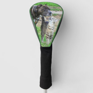 Pit Bull and Cat Golf Head Cover