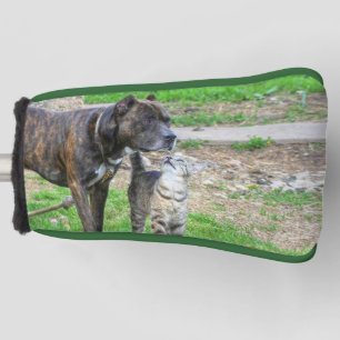 Pit Bull and Cat Golf Head Cover