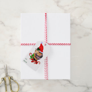 Pit Bull Christmas Gift Tags