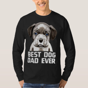 Pit Bull Dad Best Father Pitbull Raglan Baseball T-Shirt
