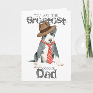 Pit Bull Dad Card
