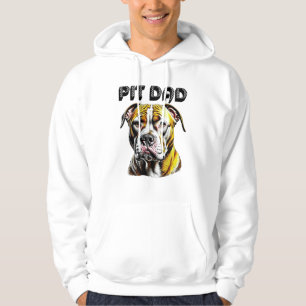 Pit Bull Dad   Dog Lover's  Hoodie