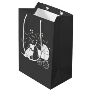 Pit Bull Dog Baby Shower Gender Neutral Medium Gift Bag