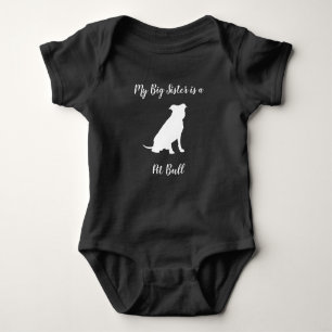 Pit Bull Dog Baby Shower Gender Neutral Pitbull Bodysuit