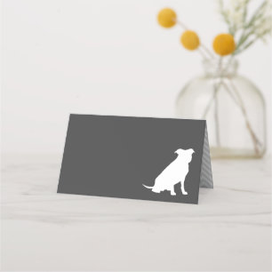 Pit Bull Dog Baby Shower Gender Neutral Pitbull Place Card