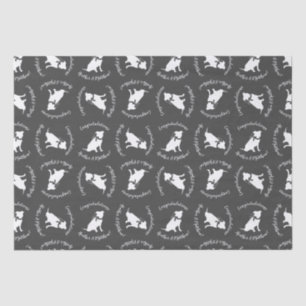 Pit Bull Dog Baby Shower Gender Neutral Pitbull Tissue Paper