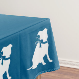 Pit Bull Dog Baby Shower Tablecloth