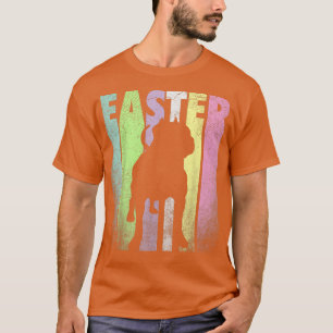 Pit Bull Dog Pet Happy Easter Funny Spring Fun Hol T-Shirt